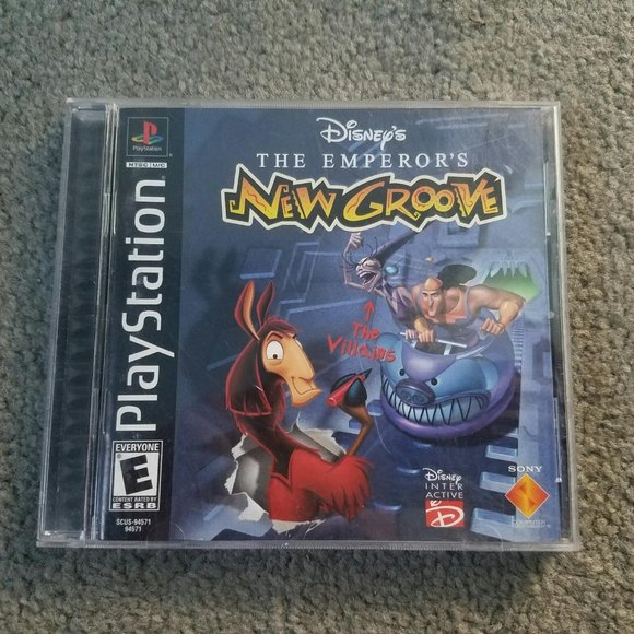 Playstation 1 Emperors New Groove Video Game
